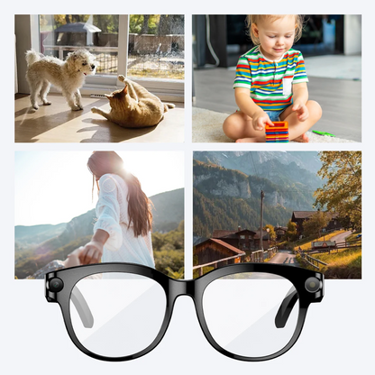 AI Smart Glasses – 200W HD Camera, 1080P Video & Voice Assistant