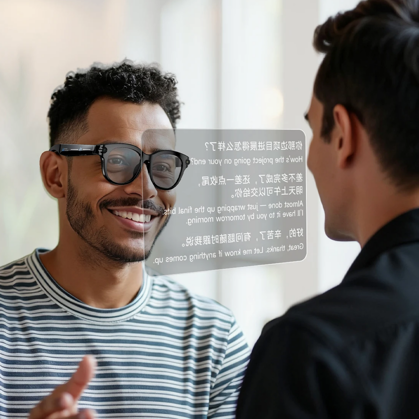 AI Smart Glasses – 200W HD Camera, 1080P Video & Voice Assistant