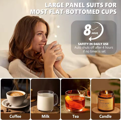 Coffee Mug Warmer – Keeps Drink Warm + 9-Temp Control by Inovia Store