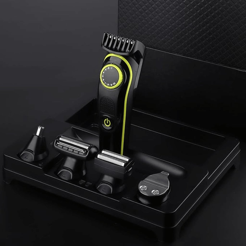 Kemei KM-696 Hair Trimmer – 6-in-1 Grooming Tool for Men by Inovia Store