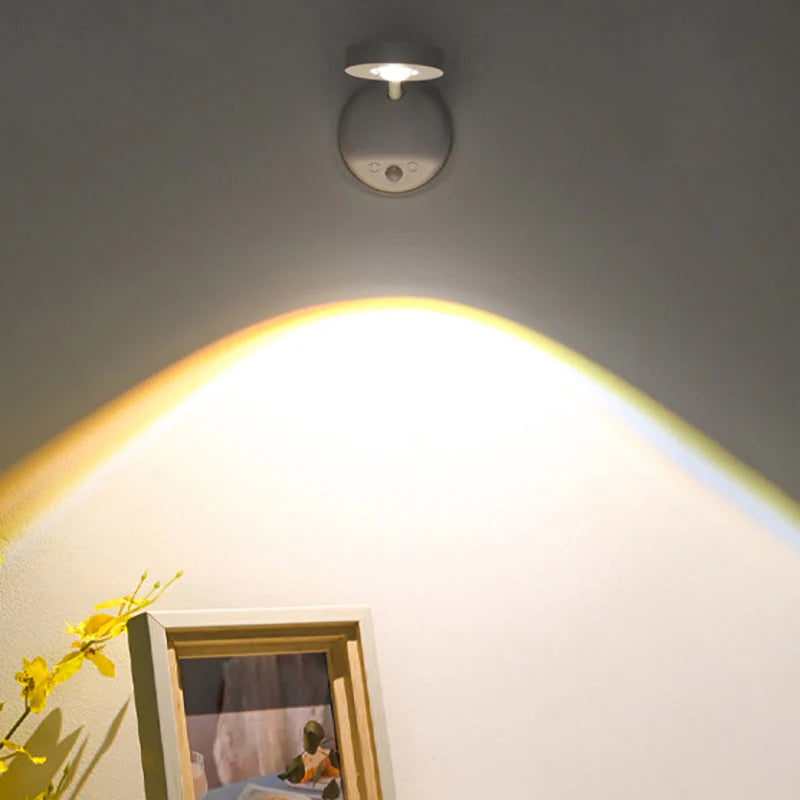 Motion Sensor Night Light For Bedroom And Kitchen – Soft Calming Glow + USB Rechargeable Wall Lamp by Inovia Store