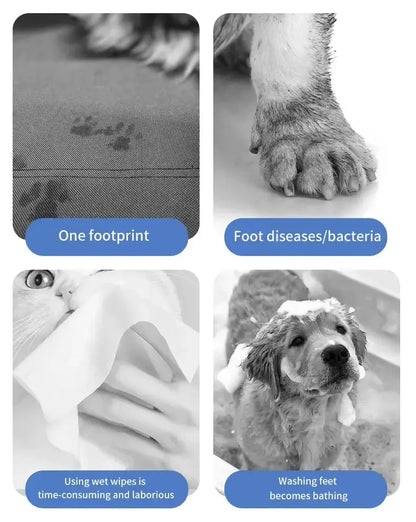 Automatic Portable Electric Pet Foot Washing Machine Quick Paw Cleaner Waterproof Low Noise Cup for Pets by Inovia Store