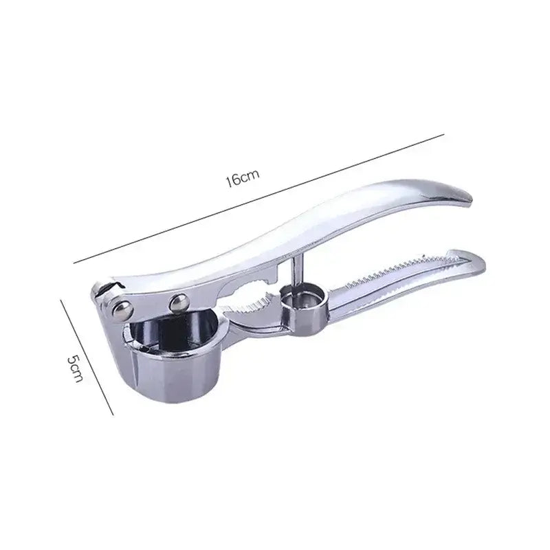 5 in 1 Garlic Press Nut Clip Bottle Opener Multifunction Manual Garlic Mincer Squeezer Handheld Kitchen Tools Kitchen Gadgets - stainless garlic crusher