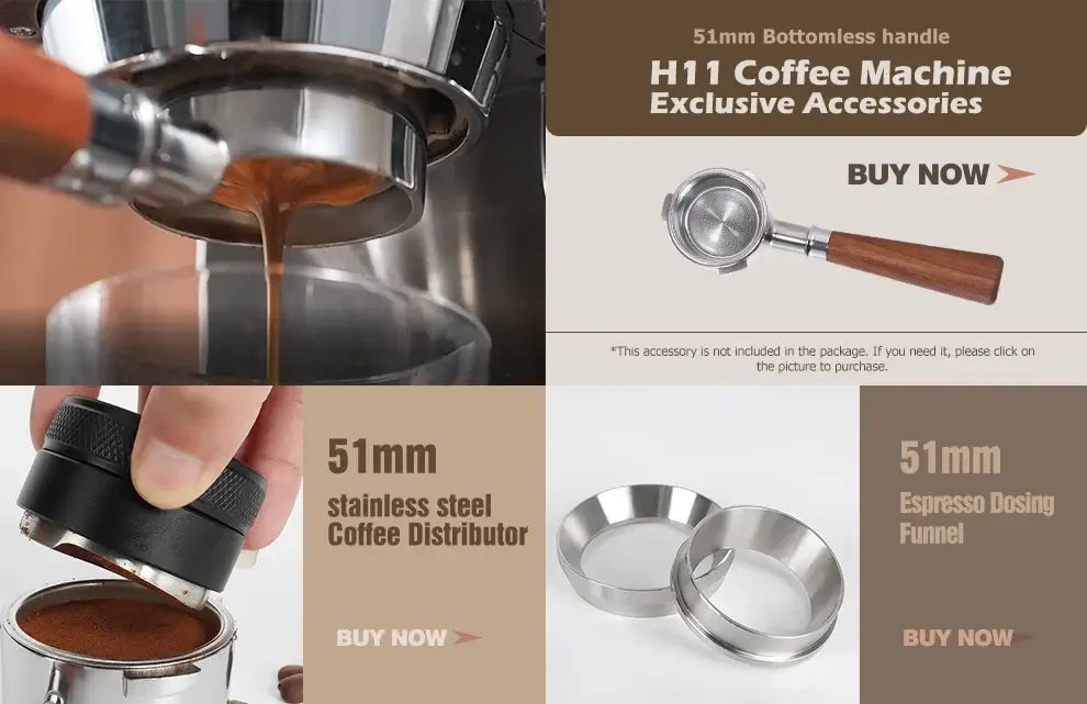 Espresso Machine – Cafe-Quality Espresso With Dense Crema And Rich Body + ESE Pod Compatible compact 20-bar HiBREW stainless steel
