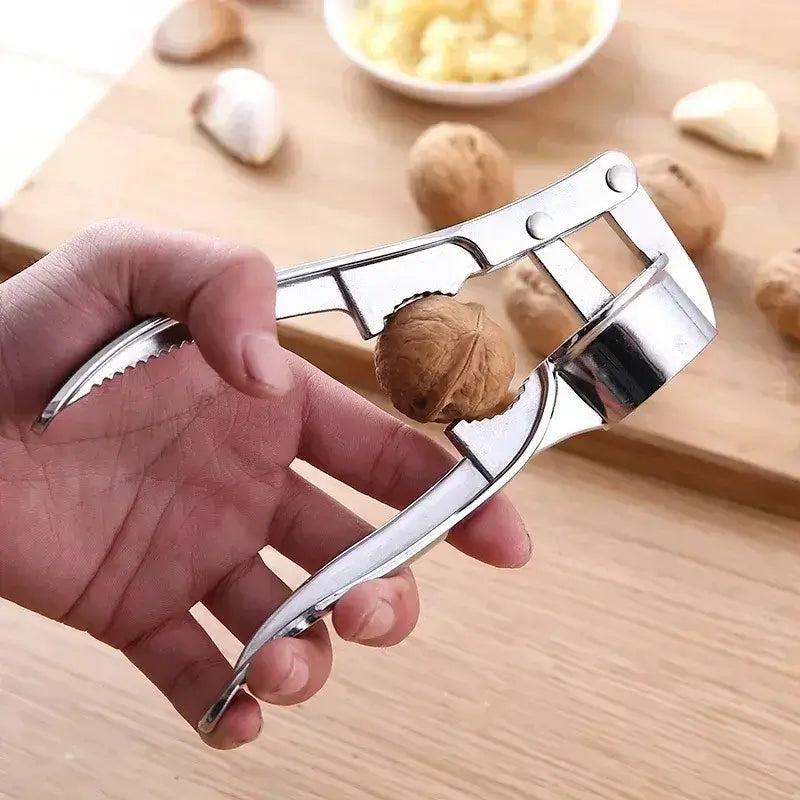 5 in 1 Garlic Press Nut Clip Bottle Opener Multifunction Manual Garlic Mincer Squeezer Handheld Kitchen Tools Kitchen Gadgets - stainless nut cracker and garlic press