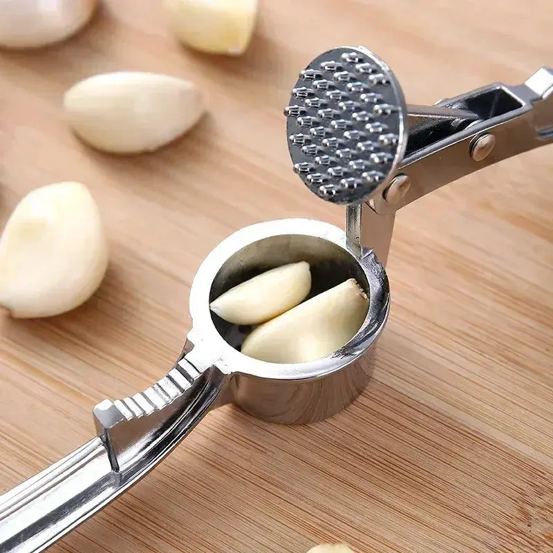 5 in 1 Garlic Press Nut Clip Bottle Opener Multifunction Manual Garlic Mincer Squeezer Handheld Kitchen Tools Kitchen Gadgets - stainless garlic press crushing cloves