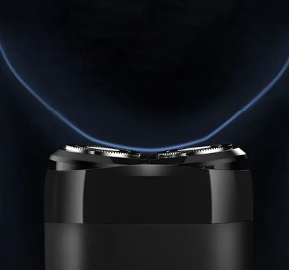XIAOMI MIJIA S100 electric shaver with twin blades, USB rechargeable, IPX7 waterproof for dry and wet shaving.