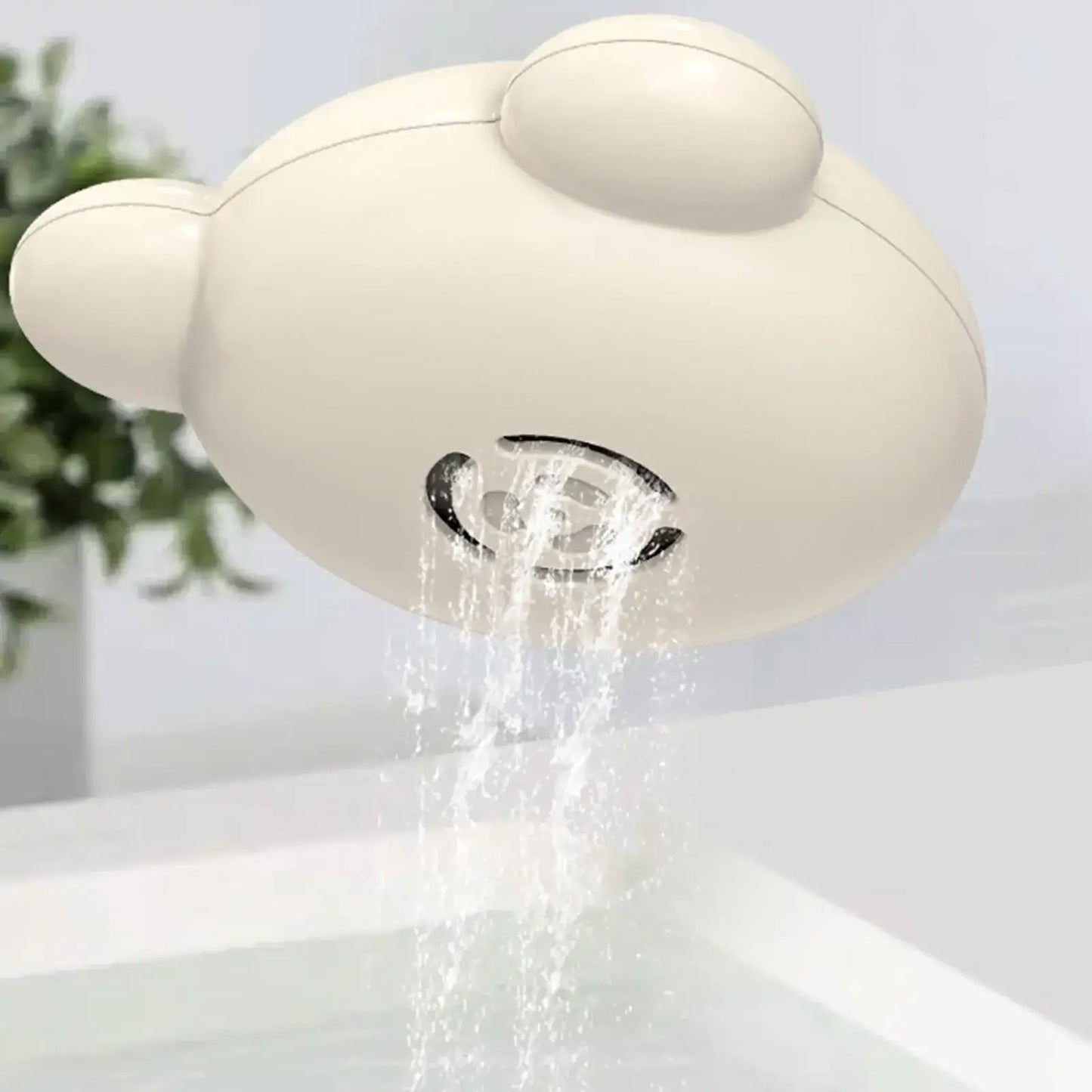 Baby Bath Thermometer – Safe Bath Time + Digital LED Display Waterproof Floating Duck Toy floating cream duck over bathtub with LED temp display