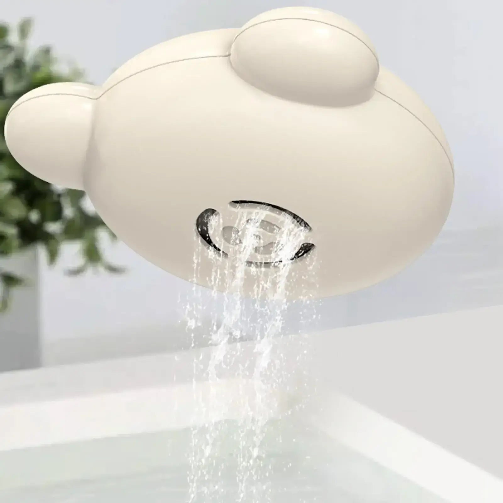 Baby Bath Thermometer – Safe Bath Time + Digital LED Display Waterproof Floating Duck Toy floating cream duck over bathtub with LED temp display
