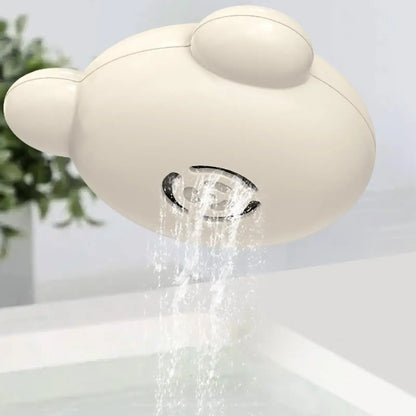 Baby Bath Thermometer – Safe Bath Time + Digital LED Display Waterproof Floating Duck Toy floating cream duck over bathtub with LED temp display