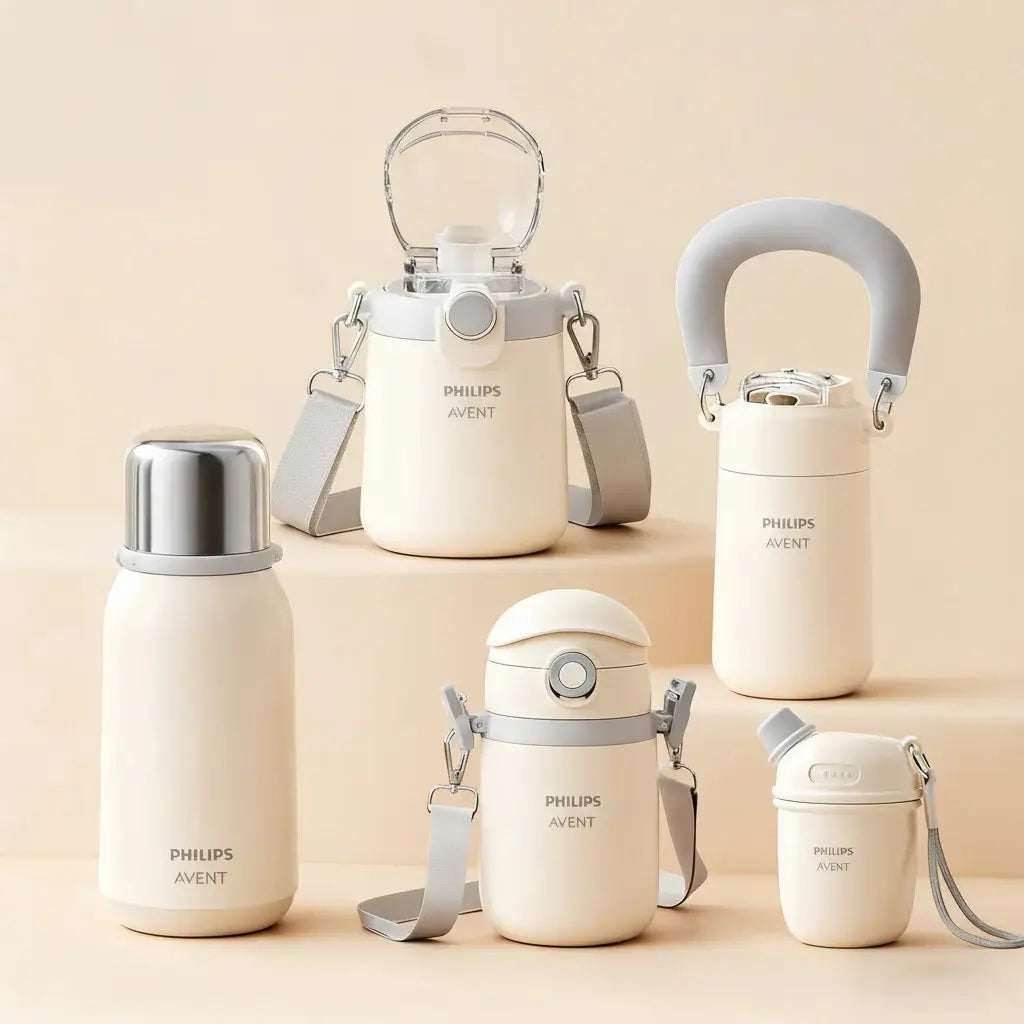 Avent Kids Vacuum Bottle For All-Day Temperature Control collection featuring various styles and sizes.