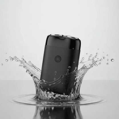 Xiaomi MIJIA S100 electric shaver with twin blades, USB rechargeable, IPX7 waterproof, compact portable for men.