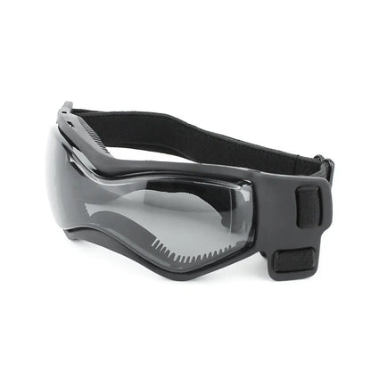 UV Protection Dog Adjustable Sunglasses For Outdoors, designed for pets with adjustable straps for outdoor activities.