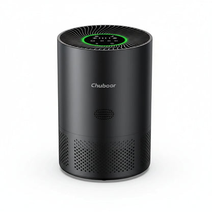 Chuboor PJ01 Compact HEPA Air Purifier for allergies, pet hair, and odor, best compact air purifier for 360 ft².