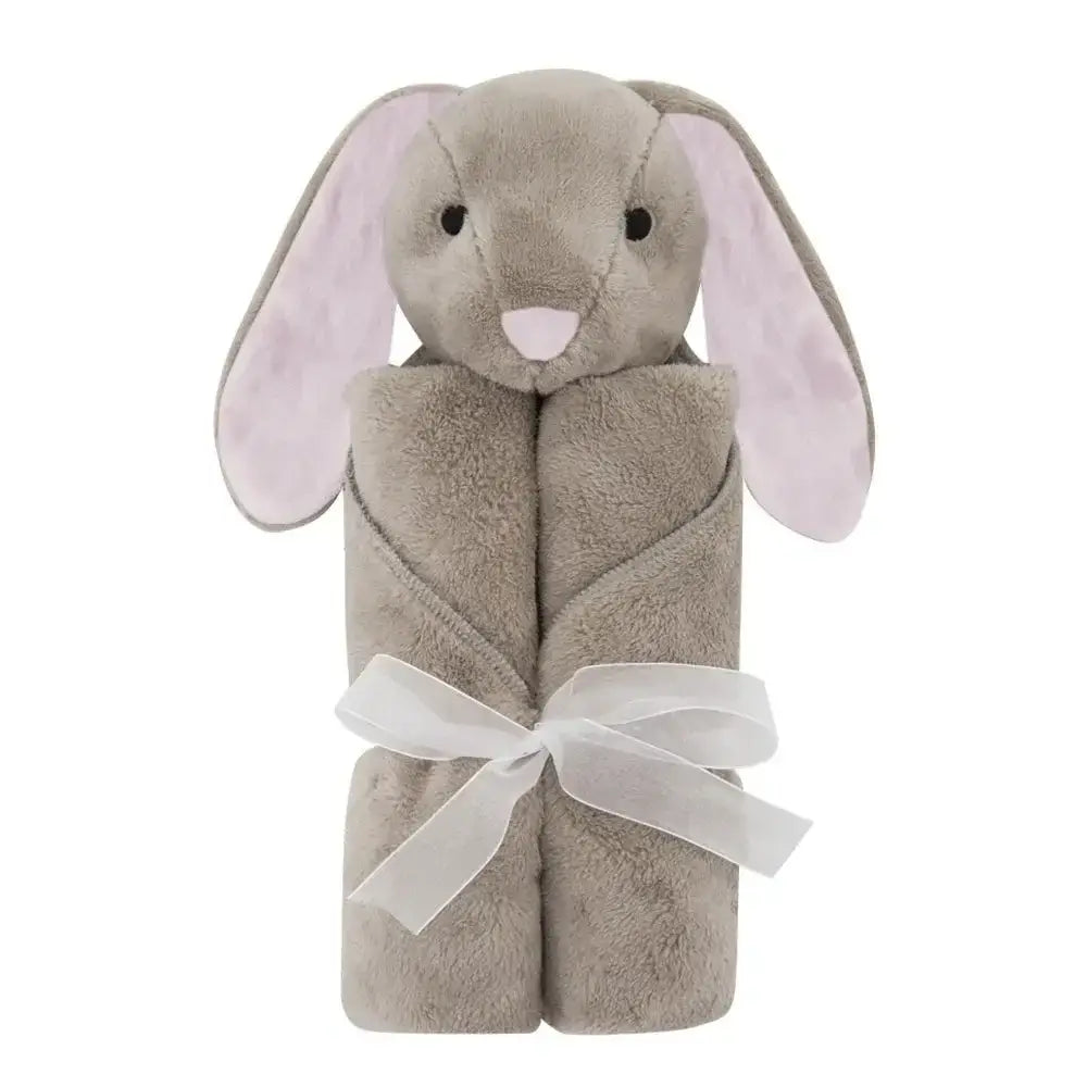 Baby Blanket – All-Season Comfort With Ultra-Soft Skin-Friendly Feel For Sensitive Baby Skin + Coral Velvet gray bunny plush swaddle wrap 76x76cm