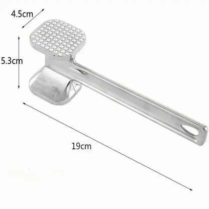 Meat Tenderizer – Evenly Tenderizes Beef, Veal, Pork + Double-Sided Aluminum Hammer for Quick Prep compact rust-resistant double-sided aluminum meat hammer 19cm