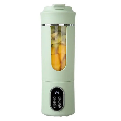 usb rechargeable juicer cup - Effortless Blending Anywhere with fruits inside for smoothies