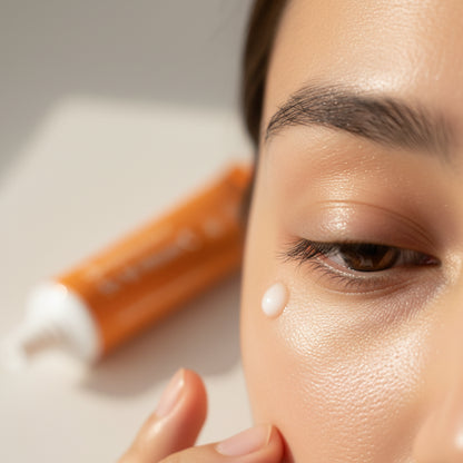 Brightening cream with vitamin-C for dark circles and puffiness by Inovia Store