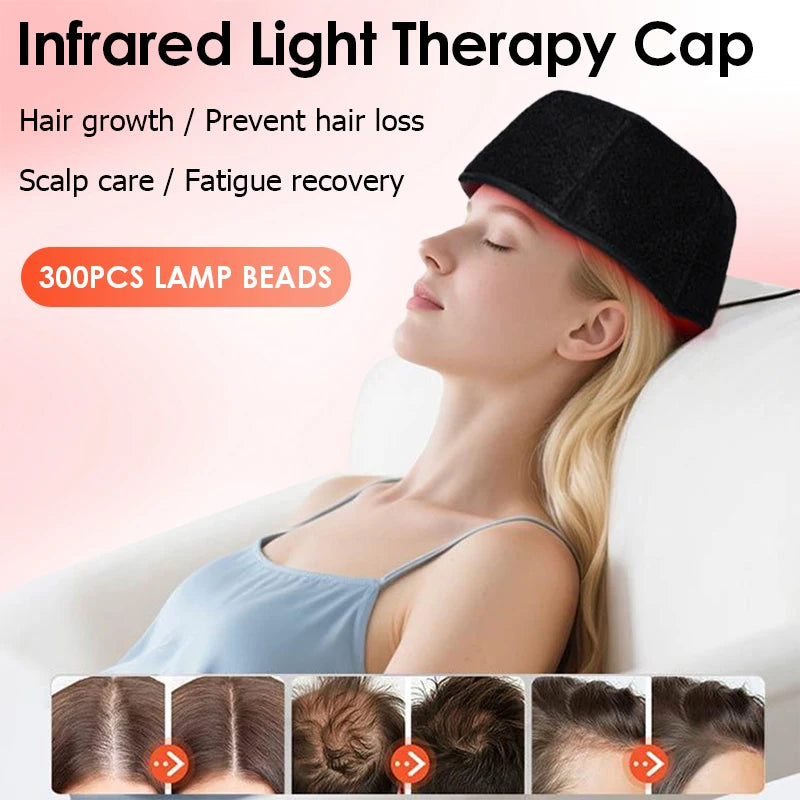 KEMOKO Red Light Therapy Cap for Hair Growth | 660nm & 850nm LED Hat