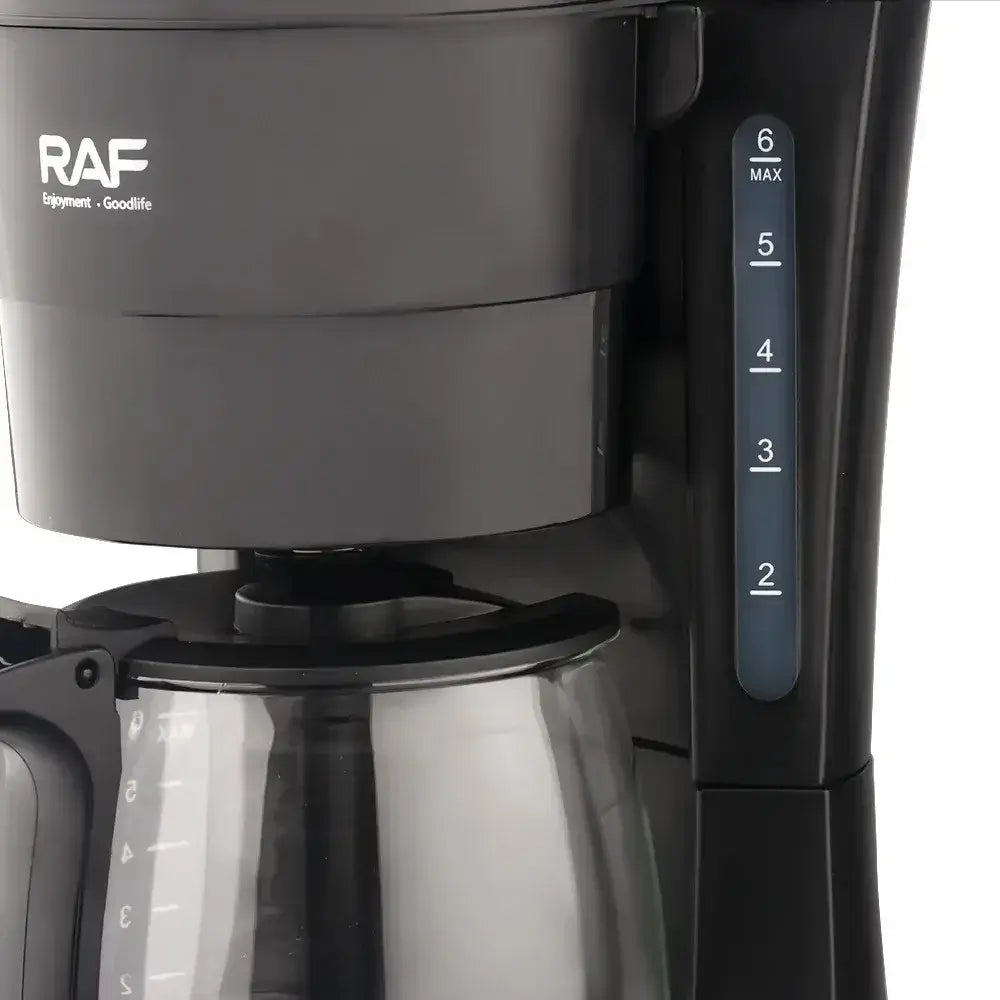Coffee Maker - Space-Saving Design For Small Kitchens And Dorm Rooms + Reusable Filter And Hot Plate compact drip coffee maker with carafe and water level