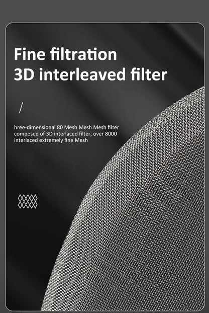 French Press - Bold Flavor + Heat Resistant Borosilicate Glass 350/600/1000ml with fine 3D interleaved mesh filter