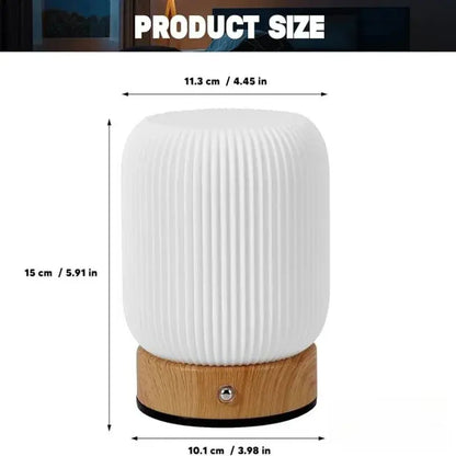 Rechargeable Cordless Mood Lighting For Bedroom And Living Room product size dimensions lamp.