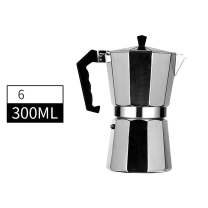 Moka Pot – Café-Quality Espresso At Home, Daily Brew Convenience + 600ml Capacity stainless steel moka pot 300ml image
