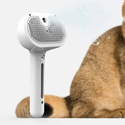 Multifunctional Pet Grooming Tool Combines Steam Spray Floating Hair Removal and Styling for Cats and Dogs All in One Device by Inovia Store