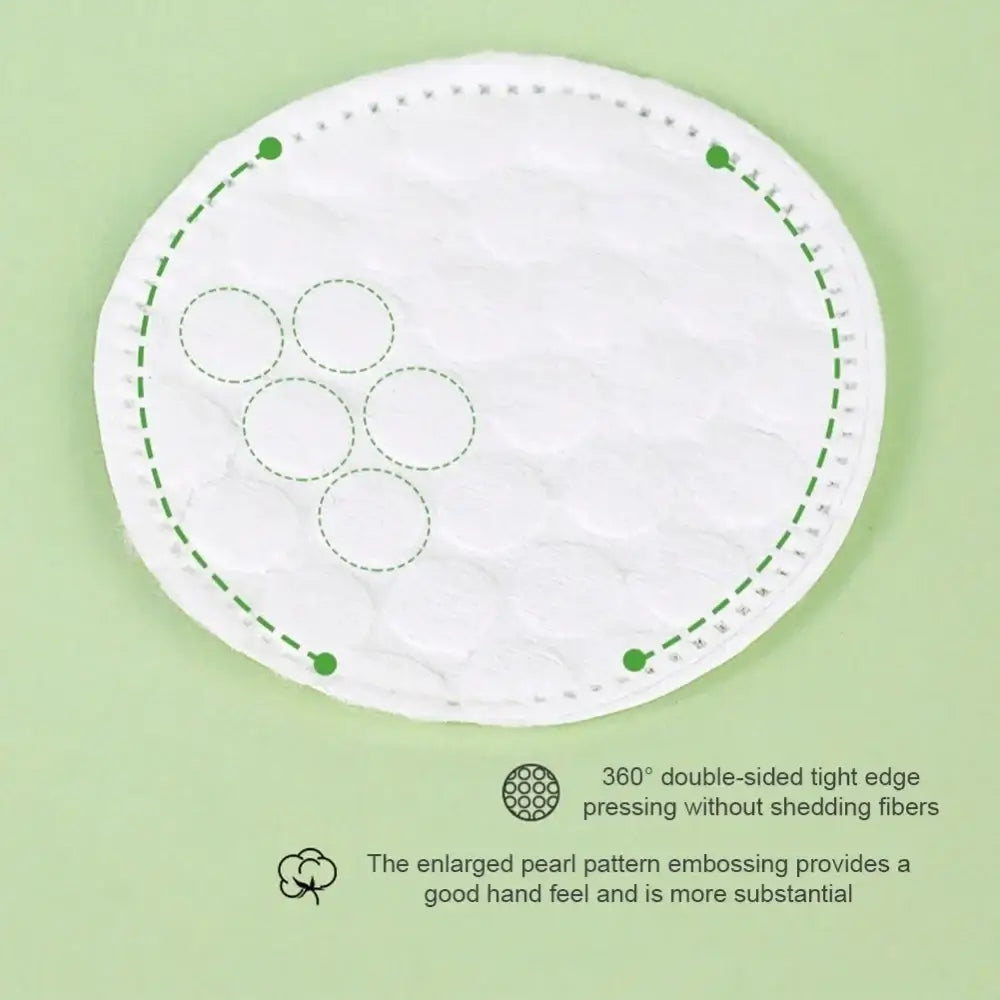 Dual-Sided  Gentle Makeup Removal Cotton Pads – 100/200pcs round dual-textured soft cotton pad for makeup removal, cleansing and toner application