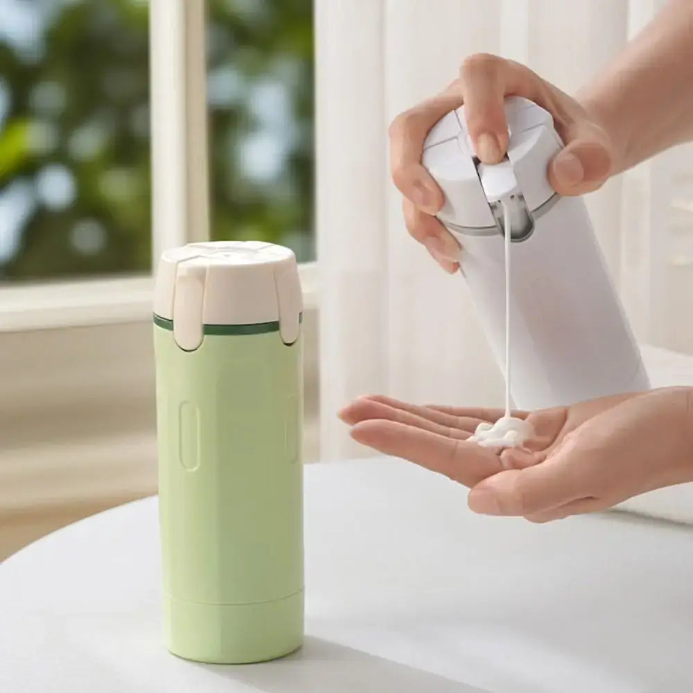 4 In 1 Travel Refillable Leak Proof Bottle Set 30ml – compact leak‑proof 30ml pump bottles dispensing lotion for family travel