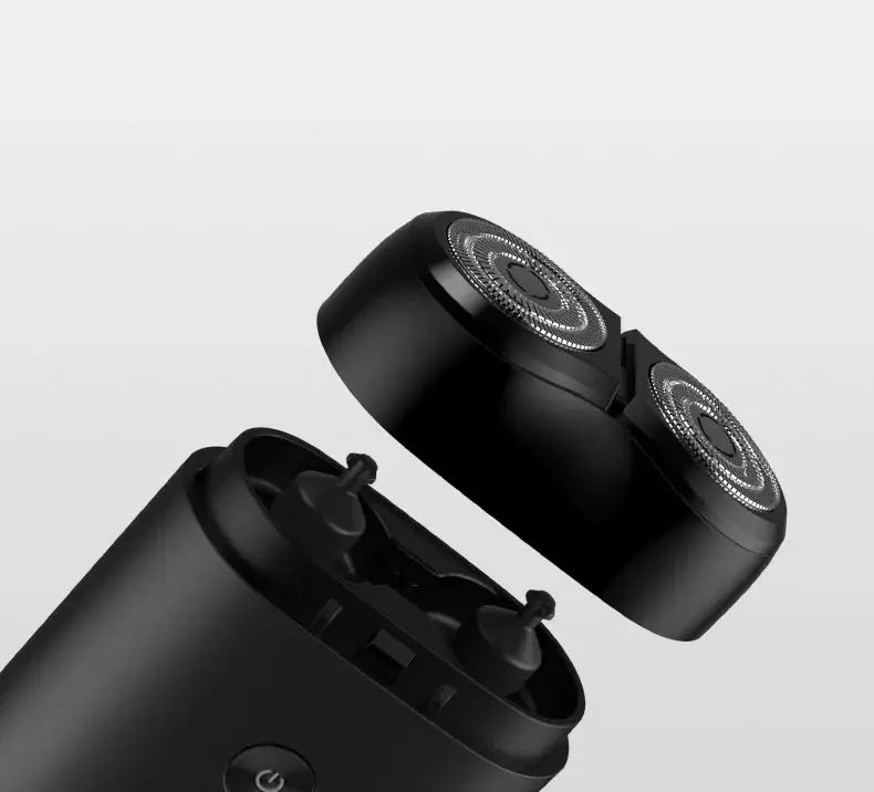 XIAOMI MIJIA S100 electric shaver with twin blades, USB rechargeable, IPX7 waterproof, portable.