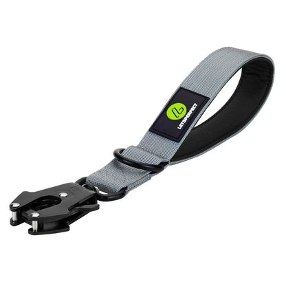 Dog Traffic Lead – Close Control + Padded Neoprene Handle compact 30cm traffic lead with padded neoprene handle and quick-release clip