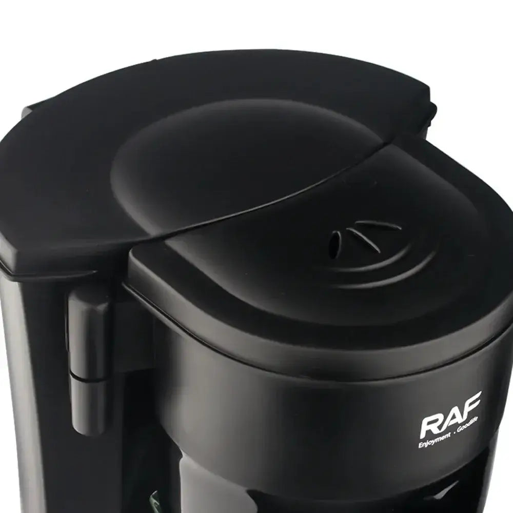 Coffee Maker - Space-Saving Design For Small Kitchens And Dorm Rooms + Reusable Filter And Hot Plate compact black drip coffee maker with hot plate