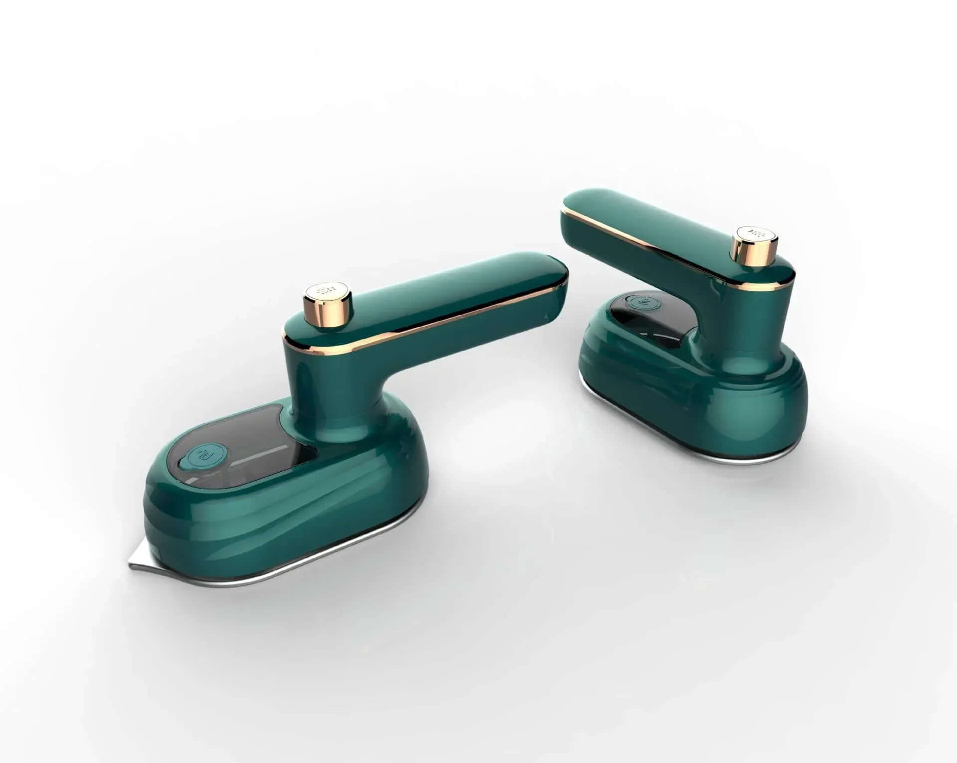 Garment Steamer – Wrinkle-Free Refresh On The Go + Foldable 180 Degree Rotating Head For Travel compact teal travel steamer and mini iron