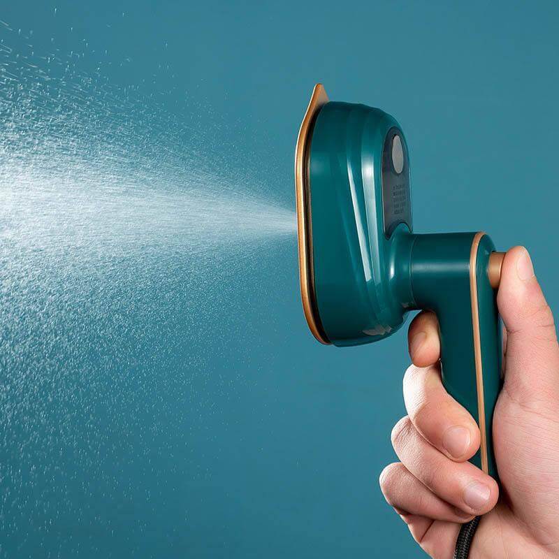 Garment Steamer – Wrinkle-Free Refresh On The Go + Foldable 180 Degree Rotating Head For Travel handheld steam spray smoothing wrinkles