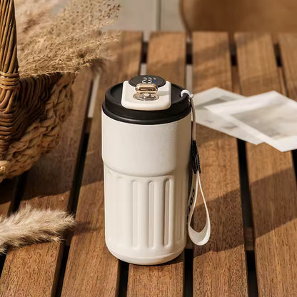 Coffee Cups with Temperature Display Smart Coffee Insulated Mug 316 Stainless Steel Display Temperature Double-walled Insulation