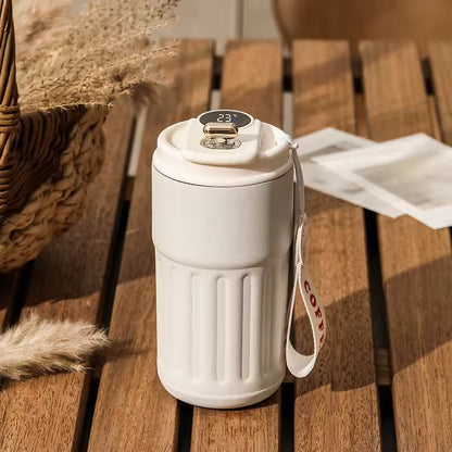 Coffee Cups with Temperature Display Smart Coffee Insulated Mug 316 Stainless Steel Display Temperature Double-walled Insulation
