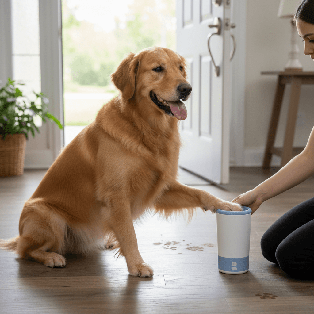 Pet Paw Cleaner – Waterproof Design For Easy Cleanup by Inovia Store