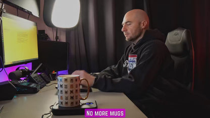Portable Coffee mug warmer with temperature control