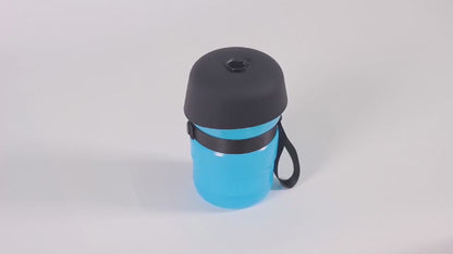 Keep Your Dog Hydrated Anywhere – 520ml Portable Foldable Water Bottle