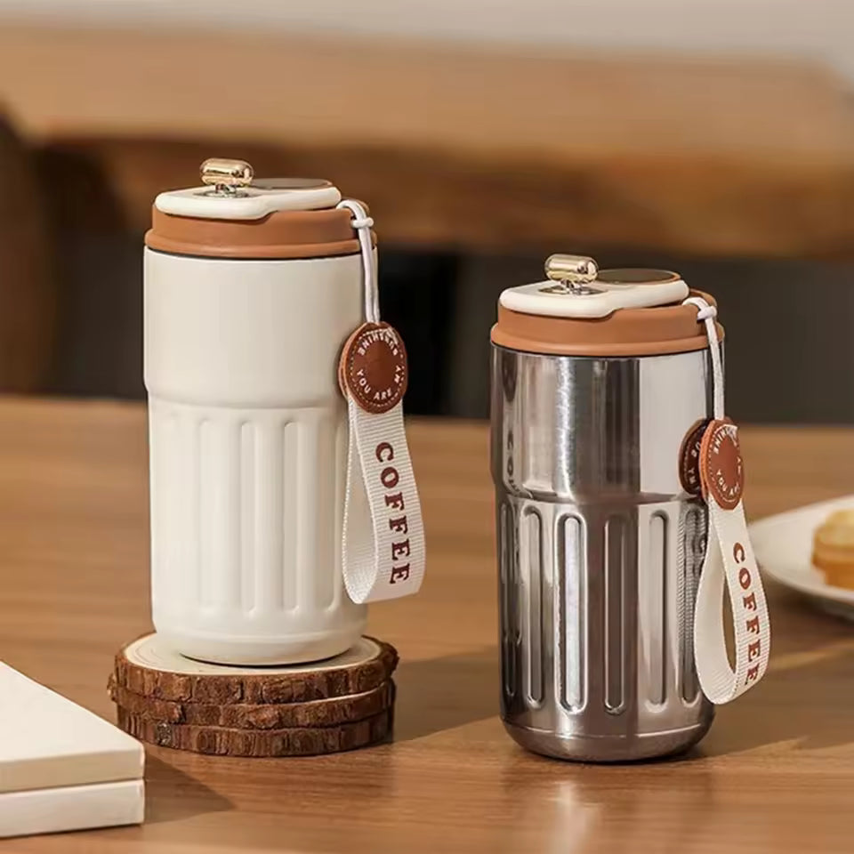 Coffee Cups with Temperature Display Smart Coffee Insulated Mug 316 Stainless Steel Display Temperature Double-walled Insulation