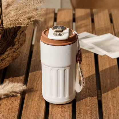 Coffee Cups with Temperature Display Smart Coffee Insulated Mug 316 Stainless Steel Display Temperature Double-walled Insulation